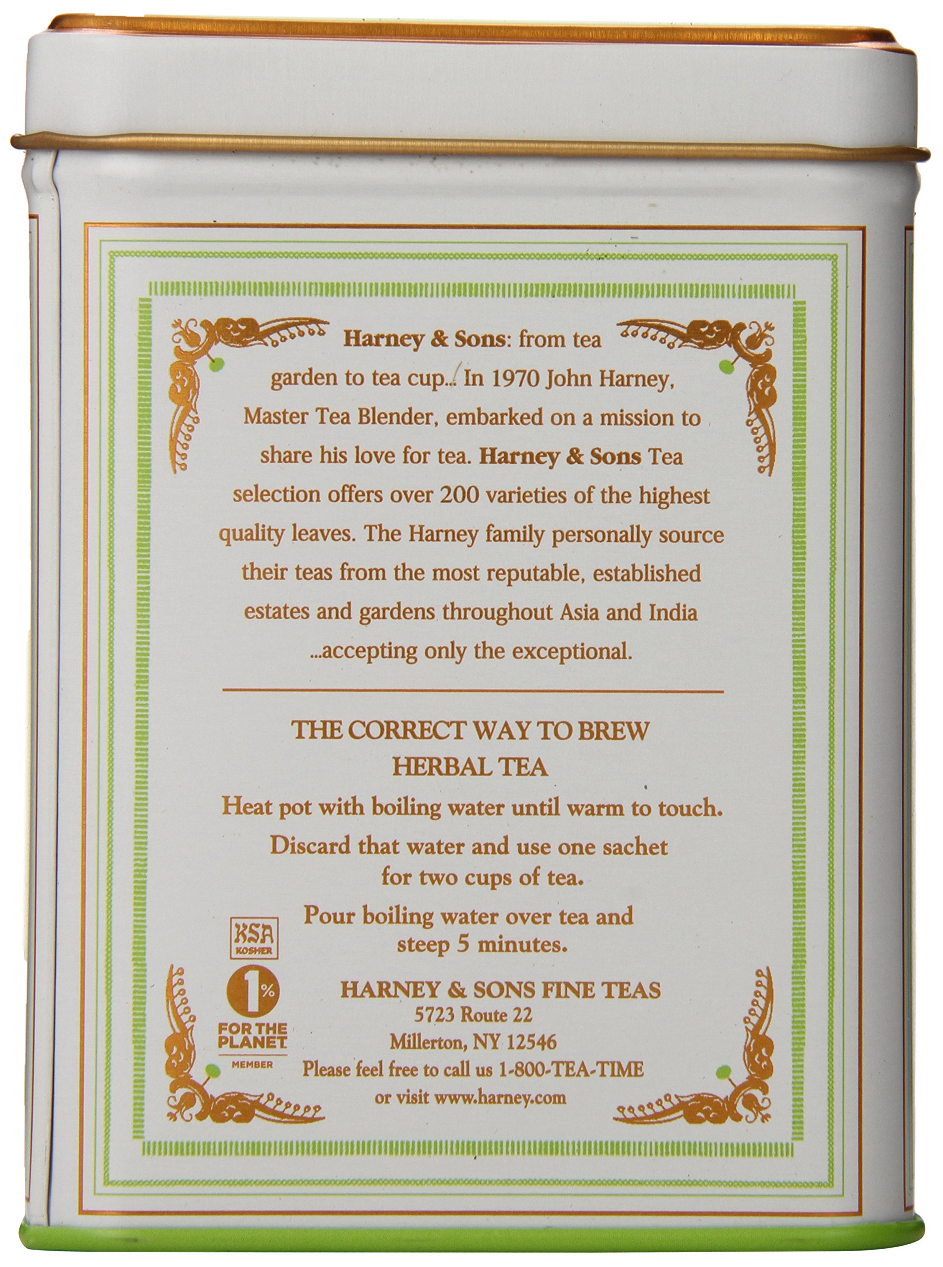 Harney and Sons Peppermint Tea, 20 Sachets 1.2 oz - Image 4