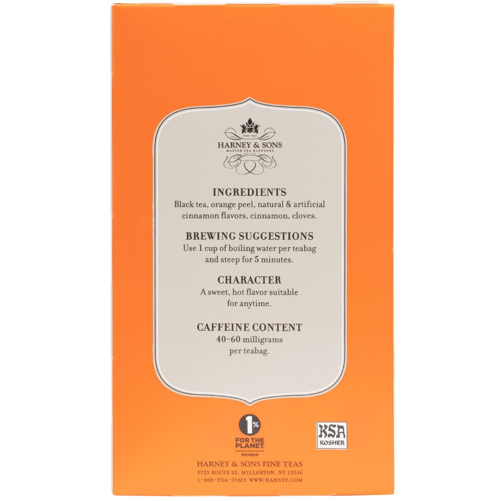 Harney & Sons Black Tea Bags, Hot Cinnamon Spice, 20 Count - Image 4