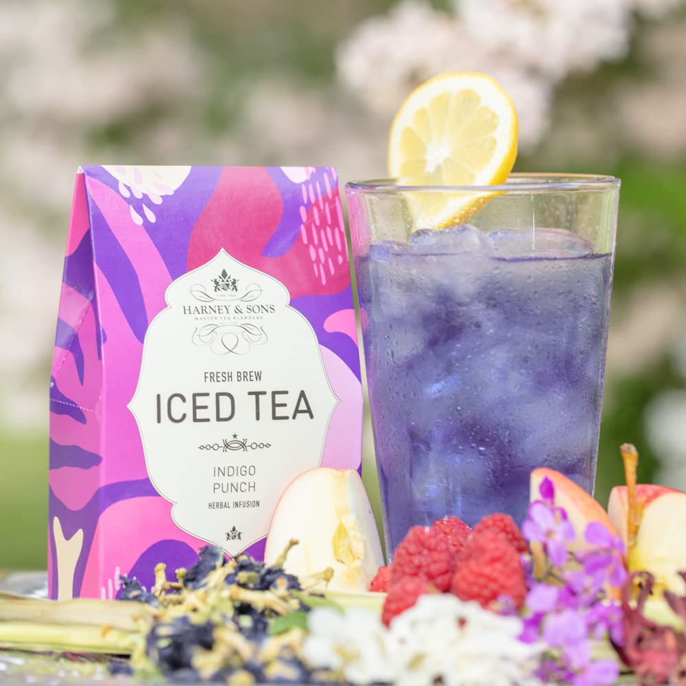 Harney & Sons Fresh Brew Iced Tea Sampler, 4 boxes with 3 bags each, Brews 24 quart of Tea - Image 5