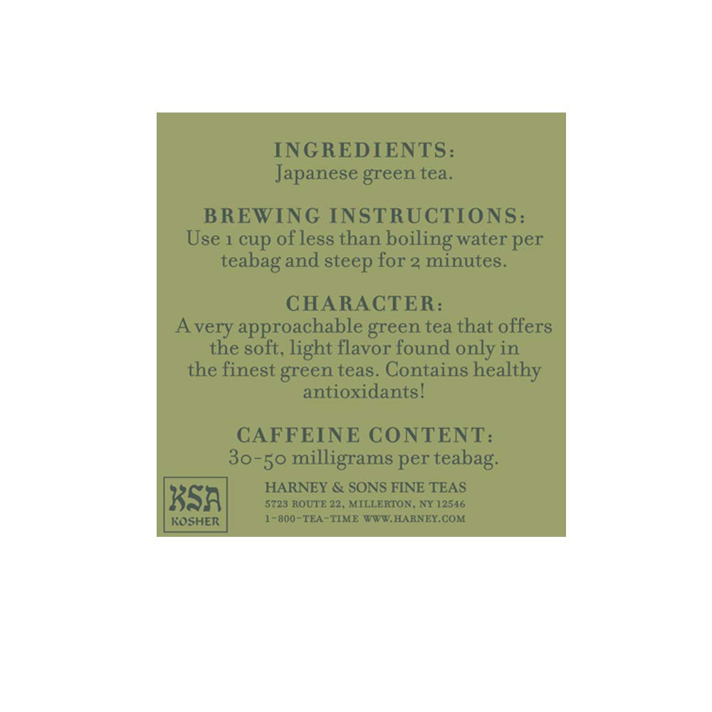 Harney & Sons Japanese Sencha Green Tea, 50 Tea Bags - Image 3
